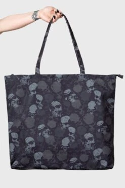 Dark And Doomed Beach Bag -Killstar Store DARK AND DOOMED BEACH BAG W B