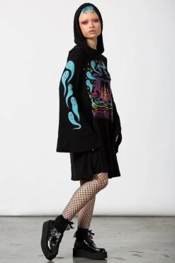 Dark Lady Hooded Dress -Killstar Store DARK LADY HOODED DRESS WOMENS 4