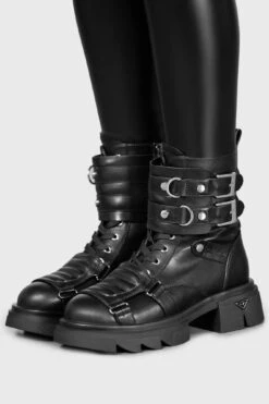Dark Machine Boots -Killstar Store DARK MACHINE BOOT W B