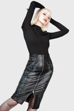 Darkest Myth Pencil Skirt -Killstar Store DARKEST MYHT PENCIL SKIRT W F