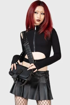 Darkwave Shoulder Bag -Killstar Store DARKWAVE SHOULDER BAG W D