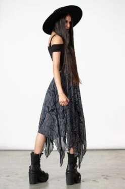 Dasia Maxi Skirt -Killstar Store DASIA MAXI SKIRT W D