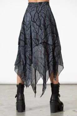 Dasia Maxi Skirt -Killstar Store DASIA MAXI SKIRT W H