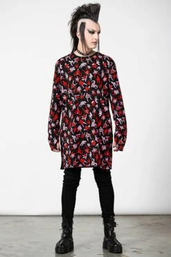 Demoniac Long Sleeve Top 11 Demoniac Long Sleeve Top -Killstar Store DEMONIAC SWEATSHIRT M C