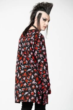 Demoniac Long Sleeve Top 13 Demoniac Long Sleeve Top -Killstar Store DEMONIAC SWEATSHIRT M E