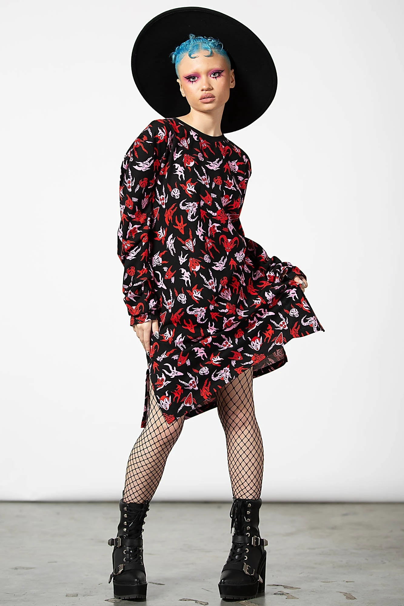 Demoniac Long Sleeve Top 4 Demoniac Long Sleeve Top - Image 2