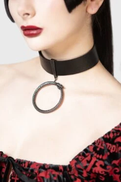 Desolate Snake Choker -Killstar Store DESOLATE SNAKE CHOKER W D