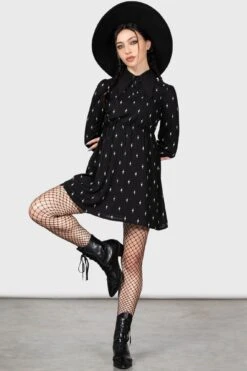 Detest Babydoll Mini Dress -Killstar Store DETEST BABYDOLL MINI DRESS W G