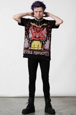 Devils Advocate T-Shirt -Killstar Store DEVILS ADVOCATE T SHIRT E