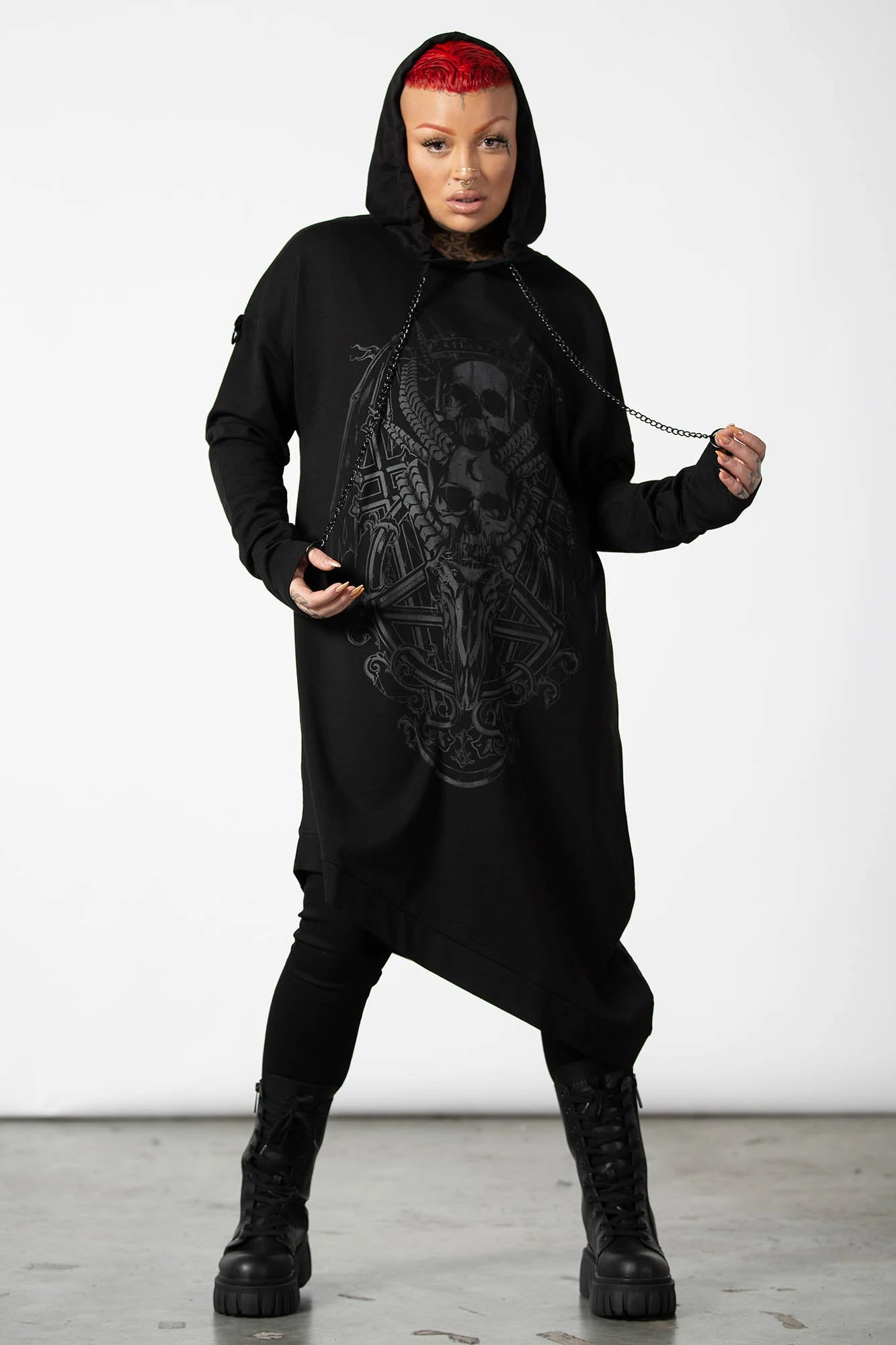 Dispare Asymmetrical Hoodie 5 Dispare Asymmetrical Hoodie - Image 3