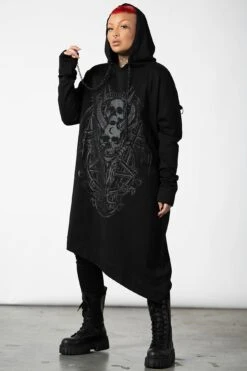 Dispare Asymmetrical Hoodie 14 Dispare Asymmetrical Hoodie -Killstar Store DISPARE ASYMMETRICAL HOODIE E