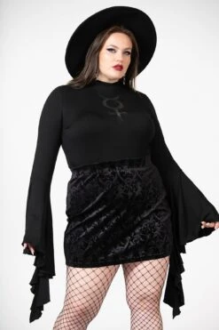 Doom Duchess Skirt [B] [PLUS] -Killstar Store DOOM DUCHESS SKIRT PLUS W C