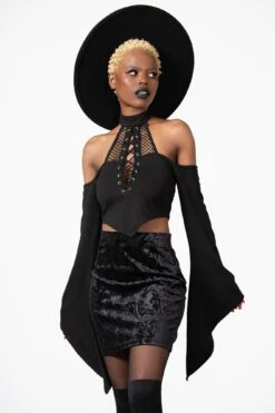 Doom Duchess Skirt [B] -Killstar Store DOOM DUTCHES SKIRT W D