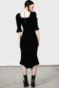 Dottie Dottie Velvet Top -Killstar Store DOTTIE DOTTIE VELVET TOP W G