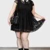 Dreadful Babydoll Dress [PLUS] -Killstar Store DREADFUL BABYDOLL DRESS PLUS W B