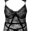 Dark Desire Lace Bodysuit [B] [PLUS] -Killstar Store DarkDesireLaceBodysuit B PLUS G
