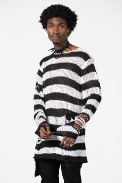 Emo Knit Sweater -Killstar Store EMO KNIT SWEATER M C