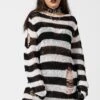 Emo Knit Sweater -Killstar Store EMO KNIT SWEATER W B
