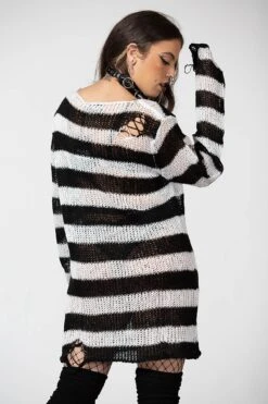 Emo Knit Sweater -Killstar Store EMO KNIT SWEATER W E