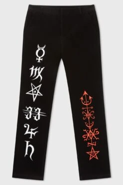 Enthroned Suit Trousers -Killstar Store ENTHRONED SUIT TROUSERS F