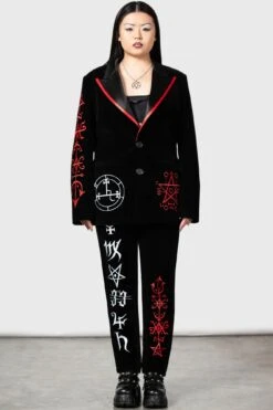 Enthroned Suit Trousers -Killstar Store ENTHRONED SUIT TROUSERS W B 703db41b b934 490b bcb8 83cc35922831