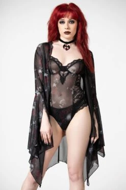 Fairy Moss Mesh Cover Up -Killstar Store FAIRY MOSS MESH COVERUP W F