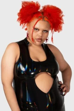 Famed And Iconic Dress [PLUS] -Killstar Store FAMED AND ICONIC THUNDER DRESS PLUS W E