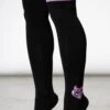 Fantasy Thigh-High Socks -Killstar Store FANTASY THIGHT HIGH SOCKS W B