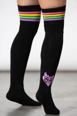 Fantasy Thigh-High Socks -Killstar Store FANTASY THIGHT HIGH SOCKS W C