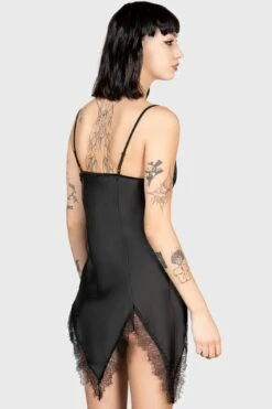 Fatal Farewell Slip Dress [B] -Killstar Store FATAL FAREWELL DRESS W G