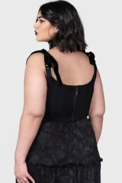 Flora Corset Top [PLUS] -Killstar Store FLORA COSET TOP PLUS W E