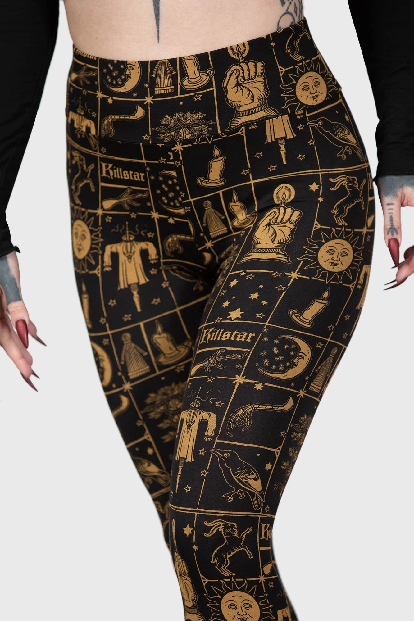 Folk Horror Leggings 4 Folk Horror Leggings - Image 2