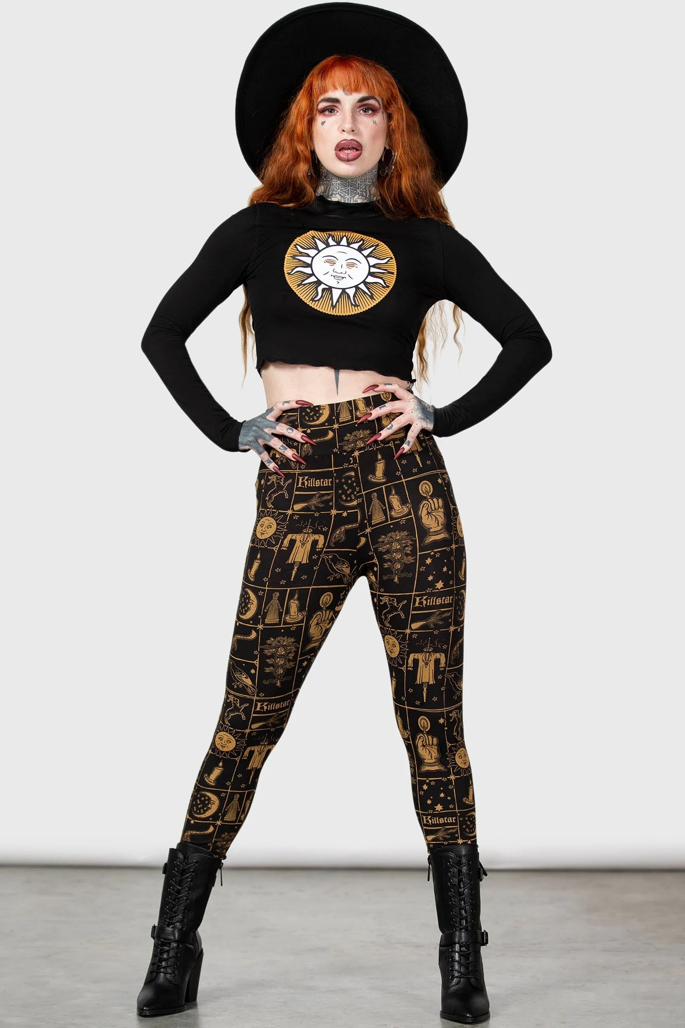 Folk Horror Leggings 5 Folk Horror Leggings - Image 3