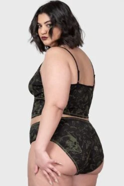 Forest Lush Bralet [PLUS] -Killstar Store FOREST LUSH BRALET PLUS W D