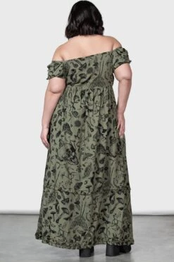Forestine Maxi Dress [PLUS] -Killstar Store FORESTINE MAXI DRESS PLUS W F
