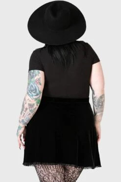 Gehanna Mini Skirt [PLUS] -Killstar Store GEHANA SKIRT PLUS W D