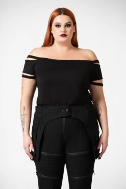 Glitch Pocket Belt [PLUS] -Killstar Store GLITCH BELT PLUS W D