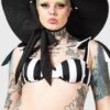 Gothetica Sun Hat -Killstar Store GOTHETICA SUN HAT W B