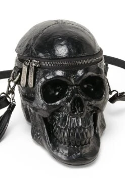 Grave Digger Skull Handbag [B] -Killstar Store GRAVEDIGGER BAG E
