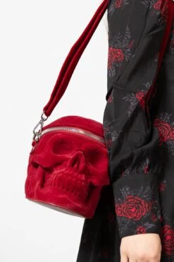 Grave Digger Skull Handbag [BLOOD] -Killstar Store GRAVEDIGGER BLOOD
