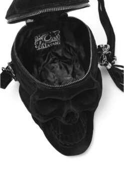 Grave Digger Skull Handbag [VELVET] -Killstar Store GRAVEDIGGER VELVET HANDBAG G