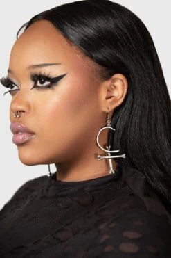 Harvesting Moonchild Earrings -Killstar Store HARVESTING MOONCHILD EARRINGS W C