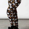 Haunted Pumpkin Lounge Leggings -Killstar Store HAUNTED PUMPKIN LEGGINGS B