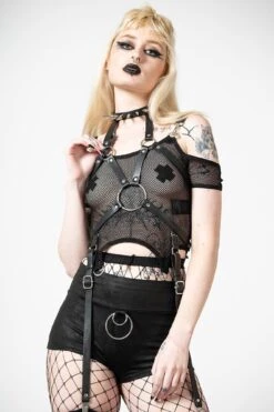 Heavy Metal Body Harness 13 Heavy Metal Body Harness -Killstar Store HEAVY METAL BODYHARNESS W F