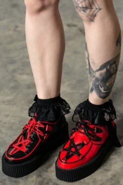 Hexellent Creepers [BLACK/RED] -Killstar Store HEXCELLENT CREEPERS BLACK RED e