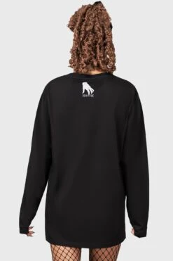 I Don't Do Tears Long Sleeve Top -Killstar Store I DONT DO TEARS LONG SLEEVE TOP W F