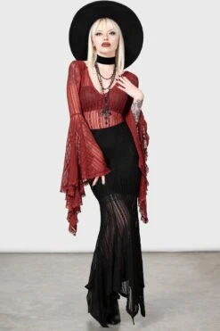 Juliet's Betrayal Maxi Skirt [B] -Killstar Store JULIETS BETRAYAL MAXI SKIRT W B