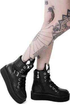 Keiko Kitty High Tops [B] -Killstar Store KEIKOKITTY HIGHTOPS C