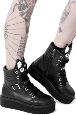 Keiko Kitty High Tops [B] -Killstar Store KEIKOKITTY HIGHTOPS E
