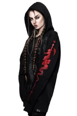 KILLSTAR Oversized Hoodie -Killstar Store KILLSTAR OVERSIZED HOODIE E